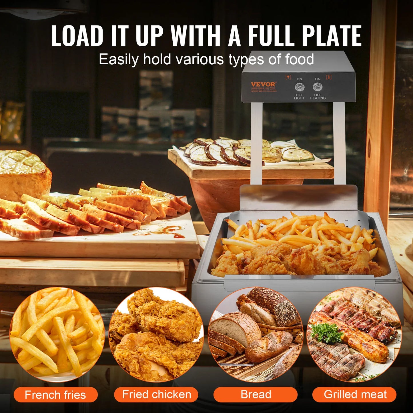 Commercial Countertop Food Warmer