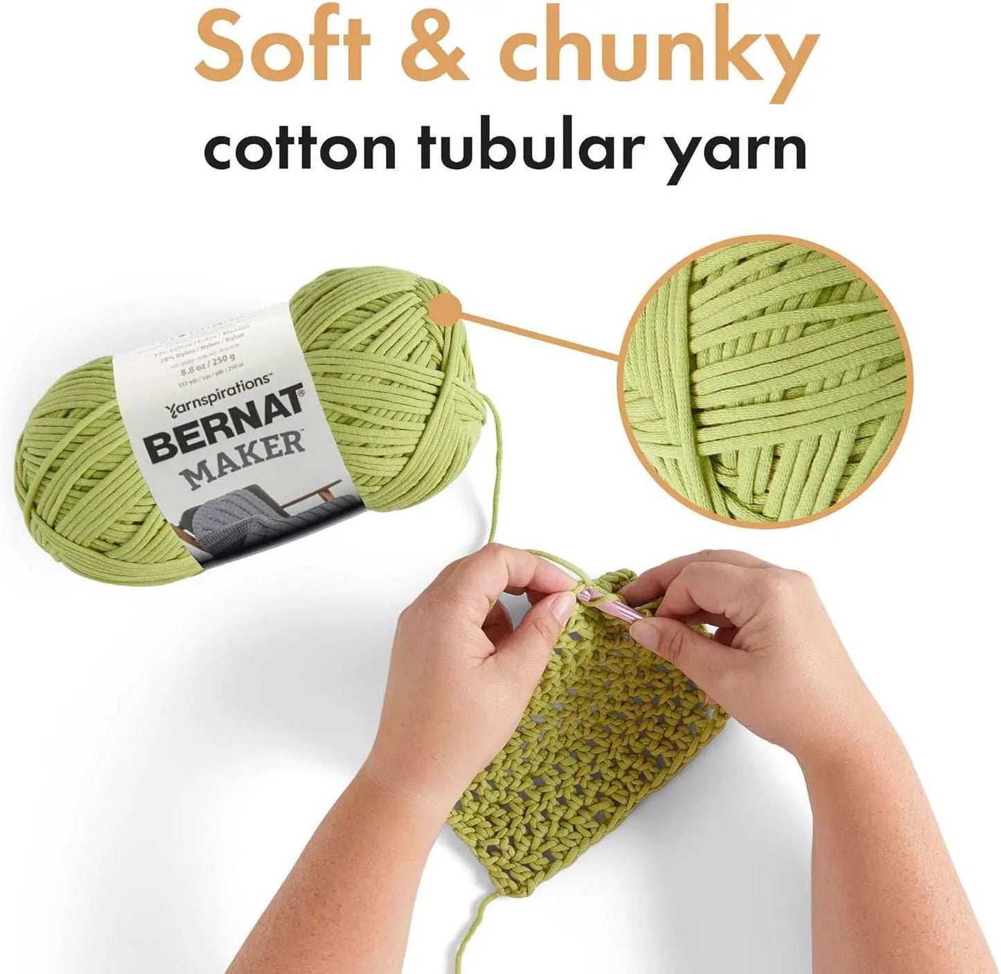 Bulky Cotton Nylon Yarn for Knitting Crochet Amigurumi