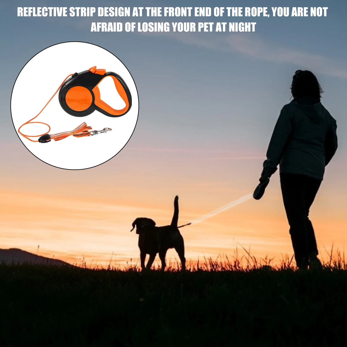 Retractable Heavy Duty Pet Walking Leash