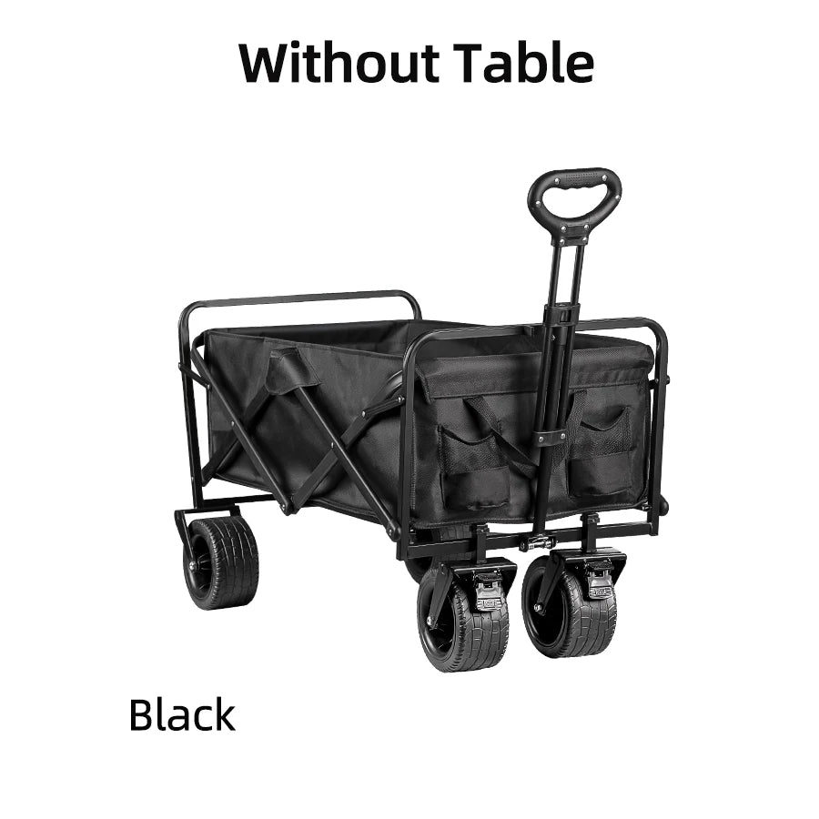 Foldable Big Tank Wheels Beach Wagon
