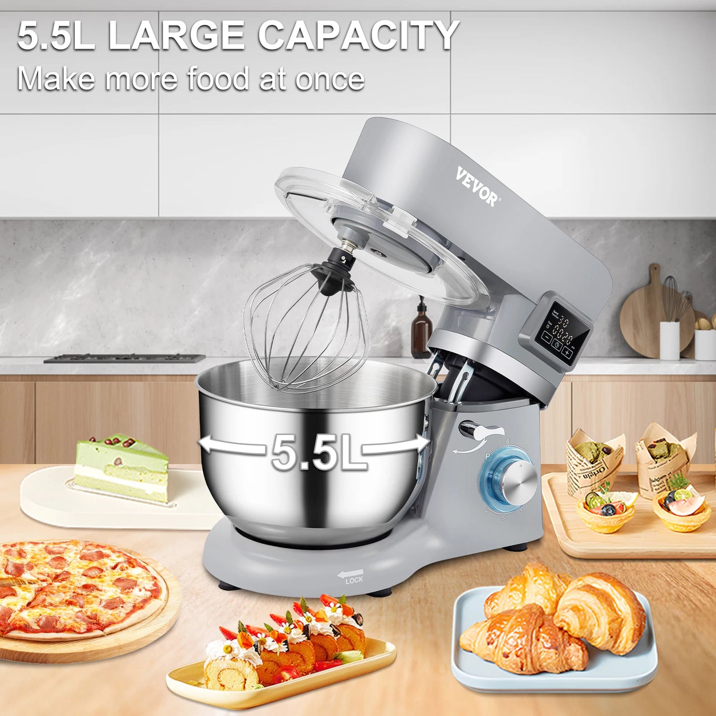 Stand Mixer Electric Mixer with 6 Speeds