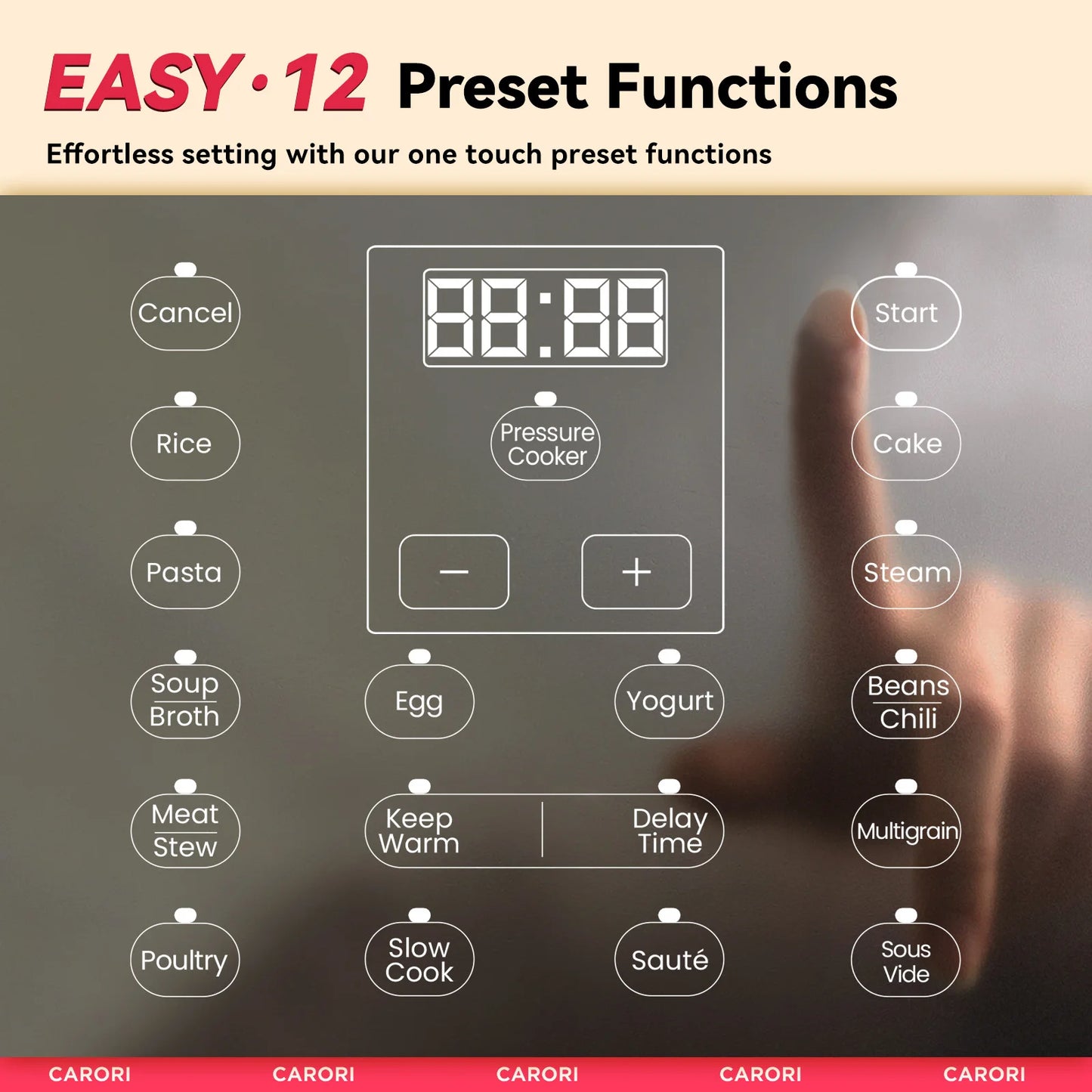 Electric Pressure 8Qt, Stainless Steel Pressure Cooker