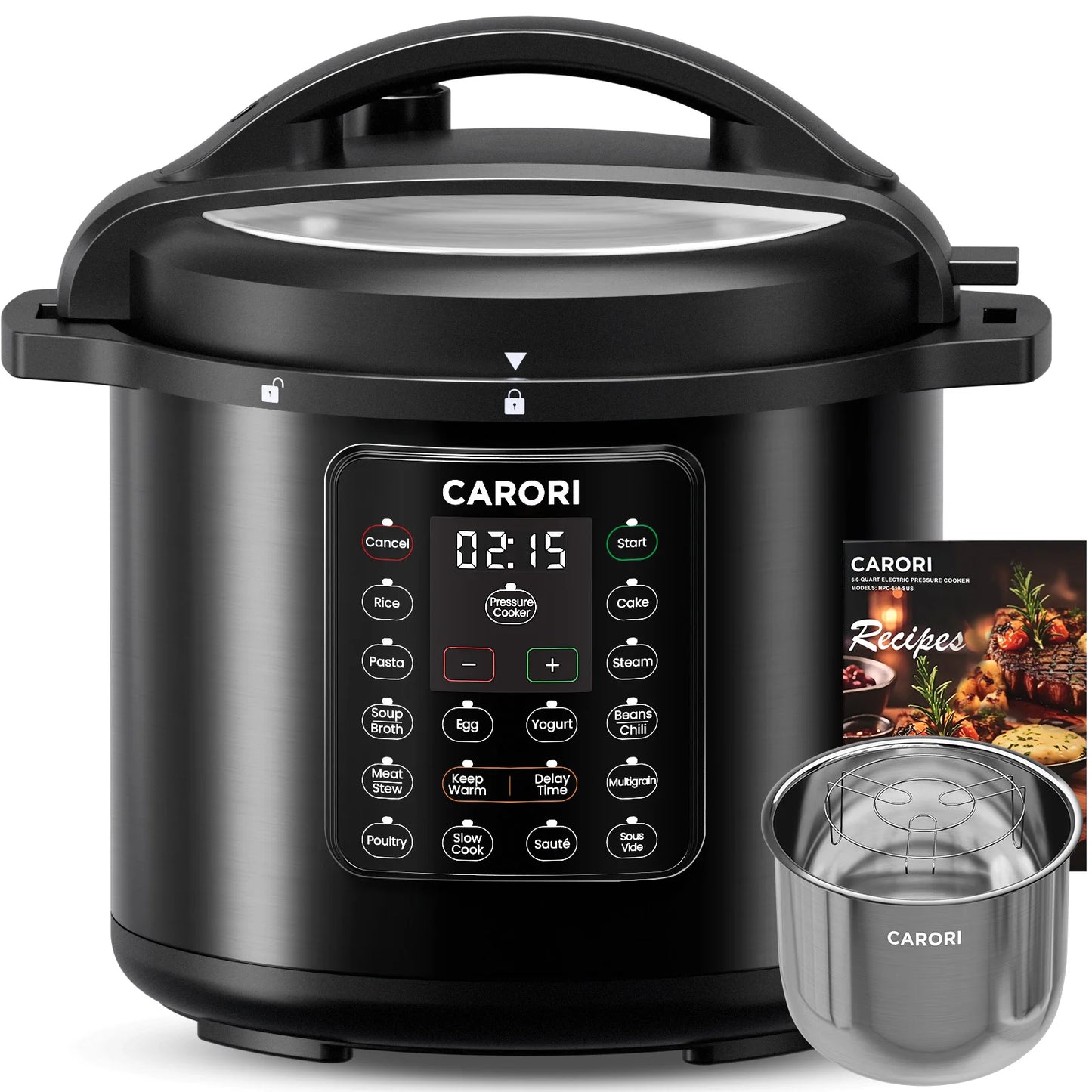 Electric Pressure 8Qt, Stainless Steel Pressure Cooker