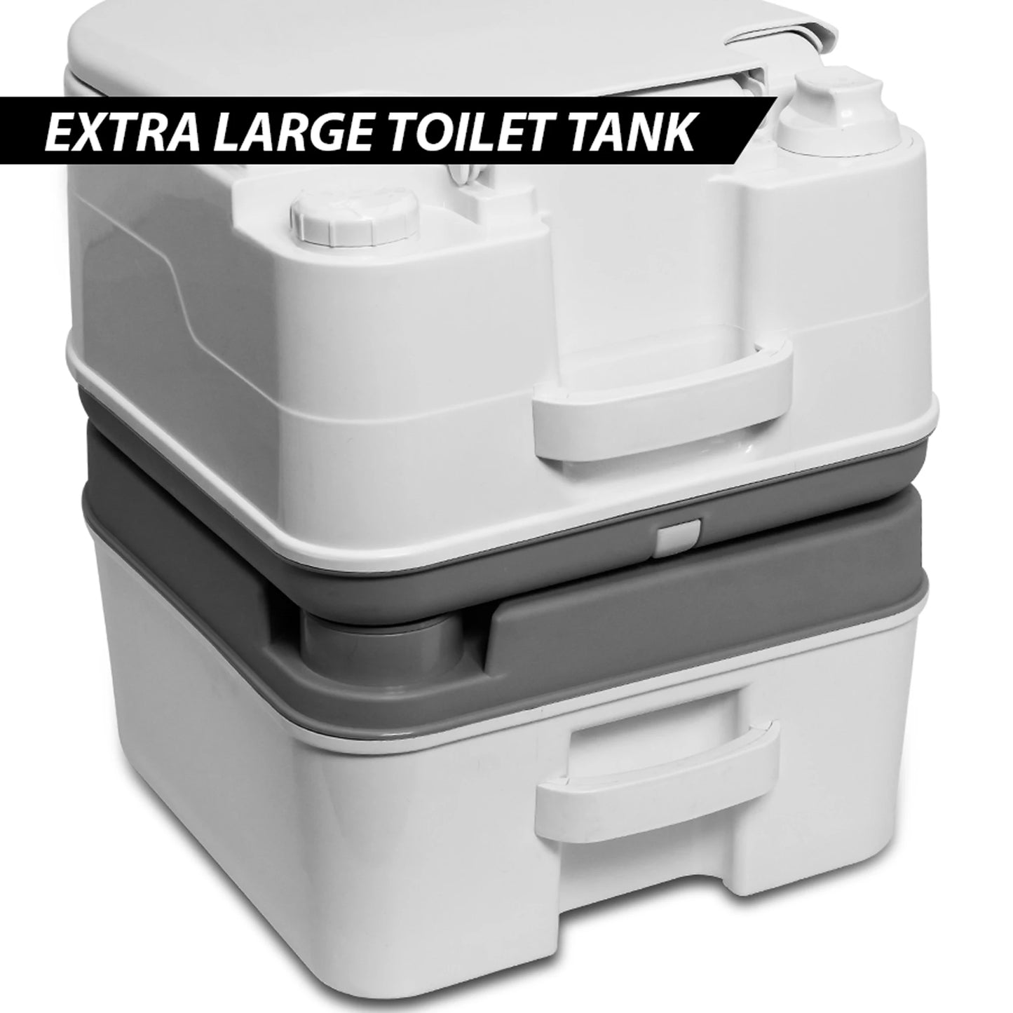 Portable Toilet with Tissue Storage