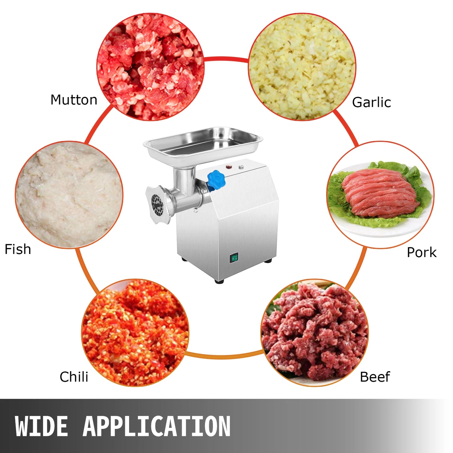 Electric Commercial Kitchen Meat Grinder