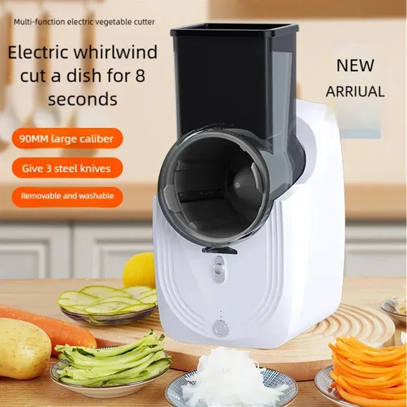 Multi-function Electric Vegetable Cutter/Slicer/Shredder