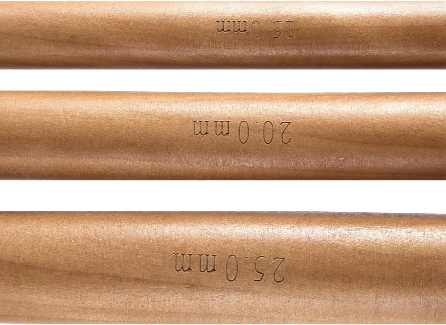 15-Piece Wooden Bamboo Crochet Hooks Set