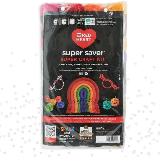 Premium Acrylic Yarn for Crochet, Knitting Projects with 12 Colorful Balls