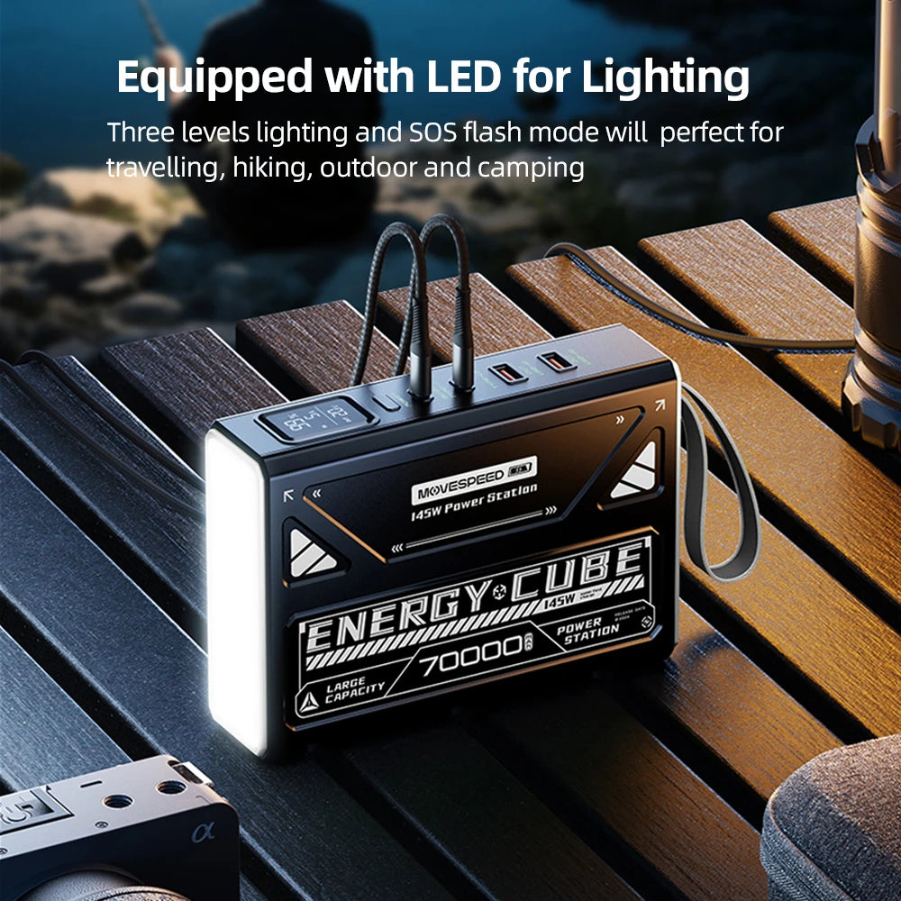 MOVESPEED LED Camping Rechargeable Lamp