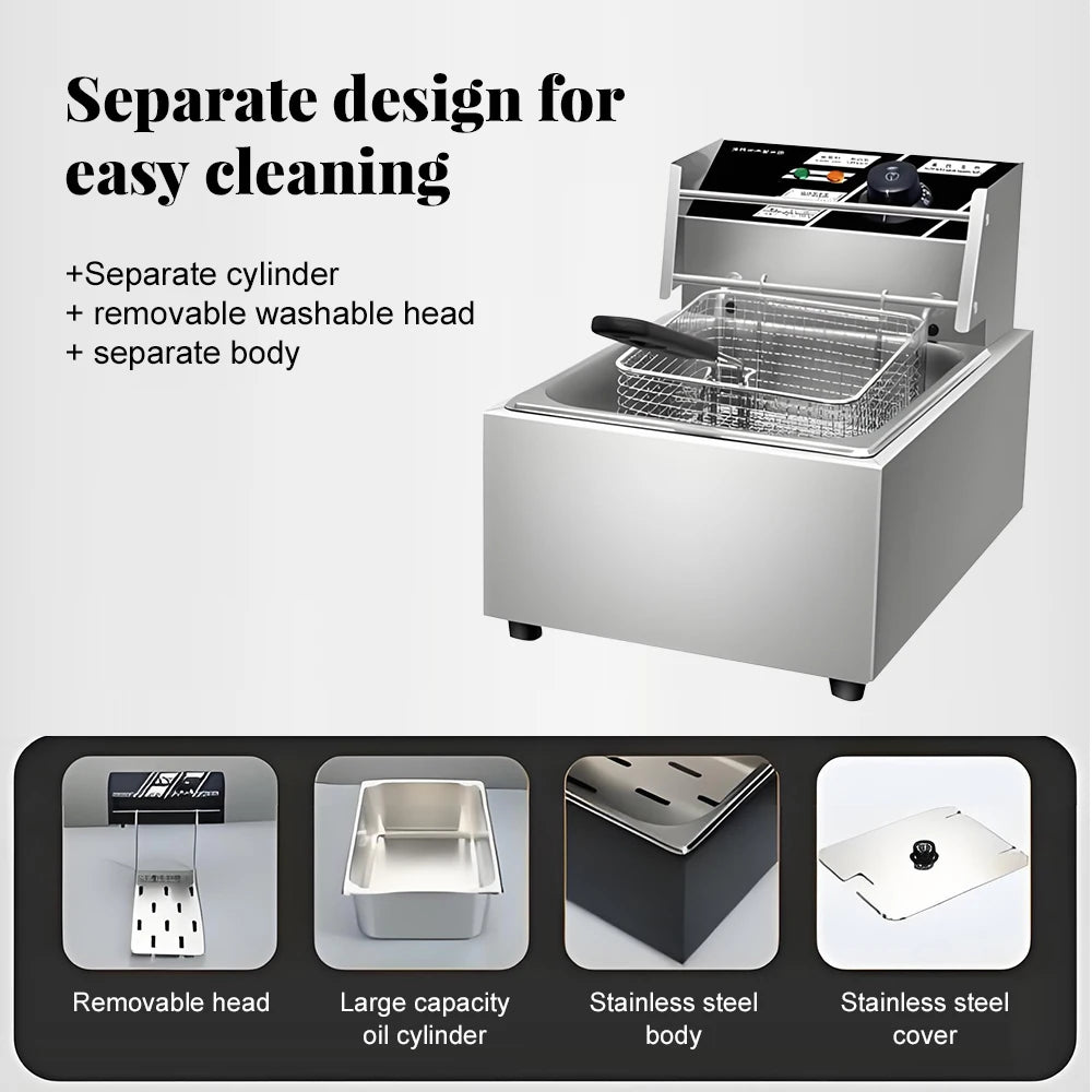 Electric Stainless Steel Electric Fryer