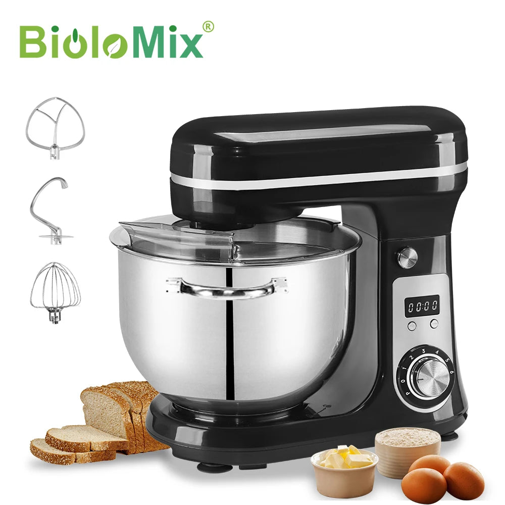 Kitchen Stand Mixer/Dough Kneader, 6-Speed