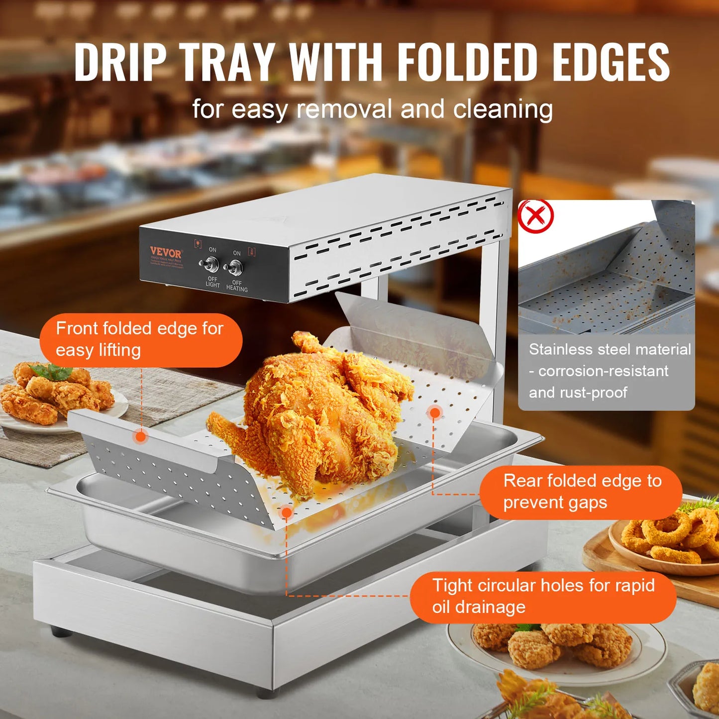Commercial Countertop Food Warmer