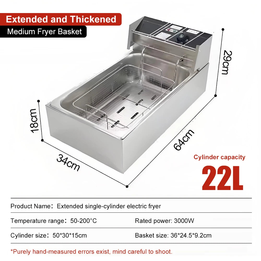 Electric Stainless Steel Electric Fryer