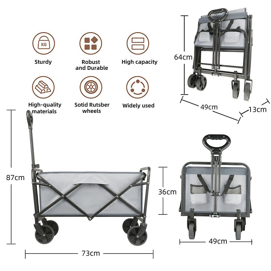 Heavy Duty Large Folding Wagon