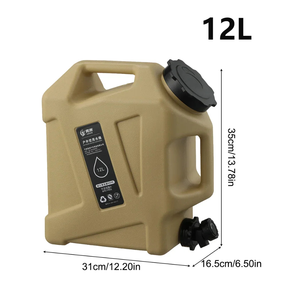 Portable Water Tank with Detachable Faucet