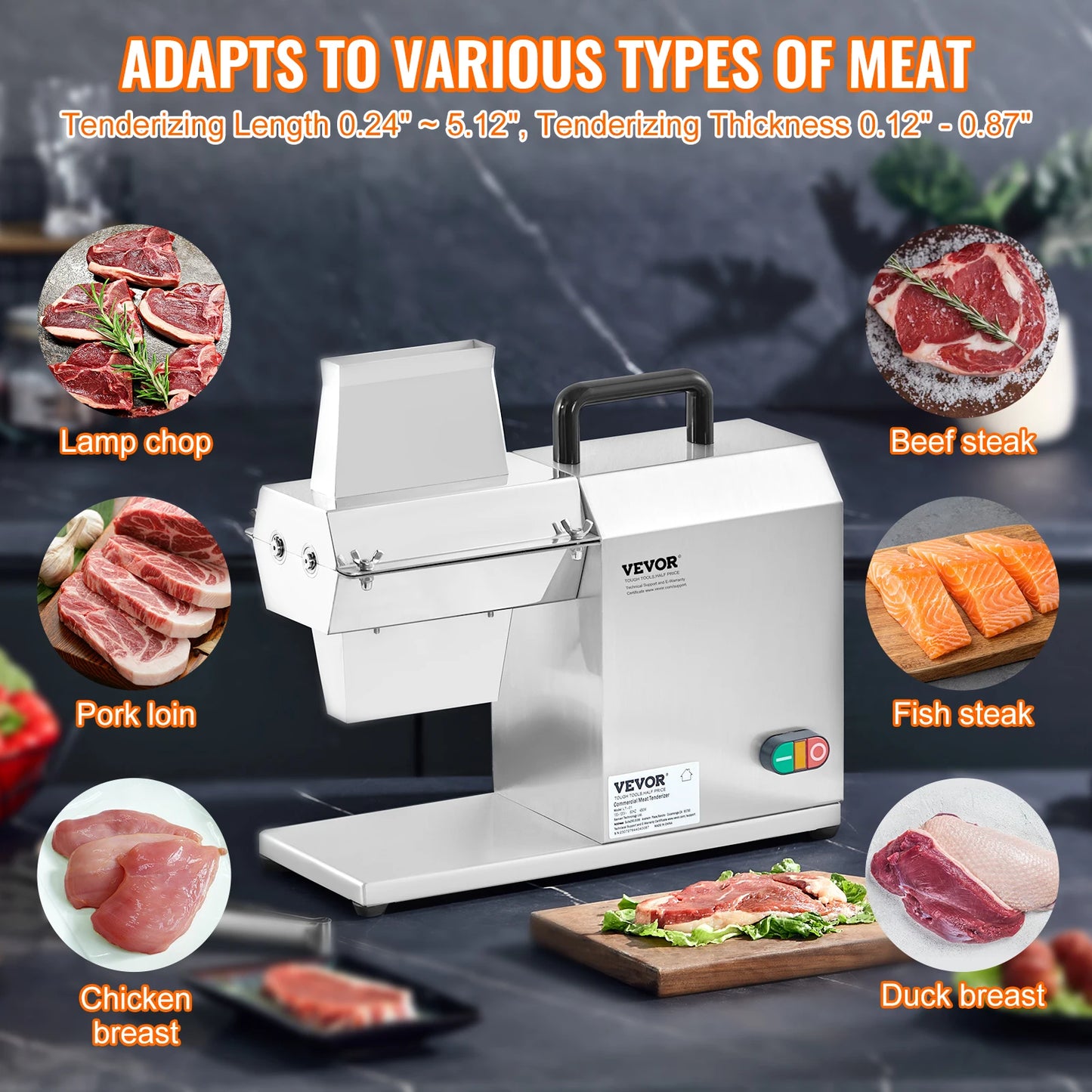 Commercial Meat Tenderizer for Pork Chicken Fish