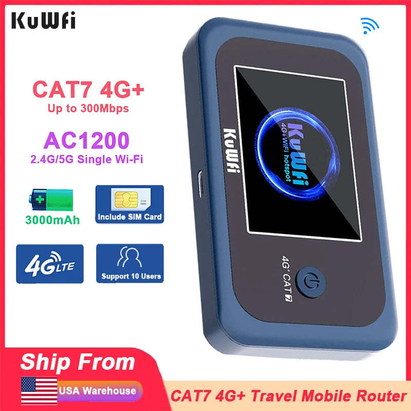 4G+ Router Portable WiFi  Modem
