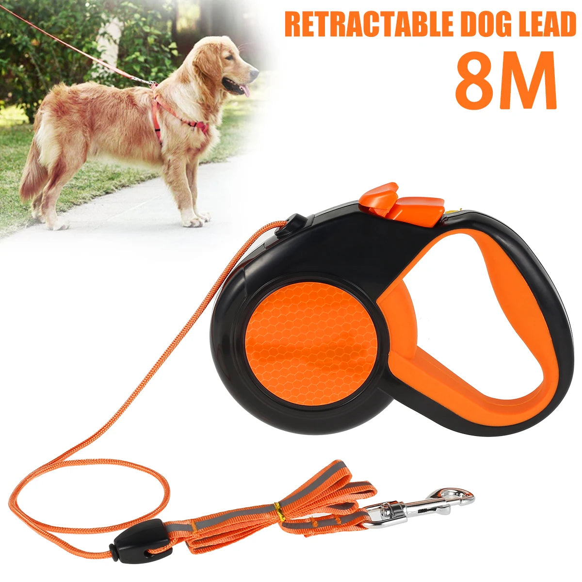 Retractable Heavy Duty Pet Walking Leash