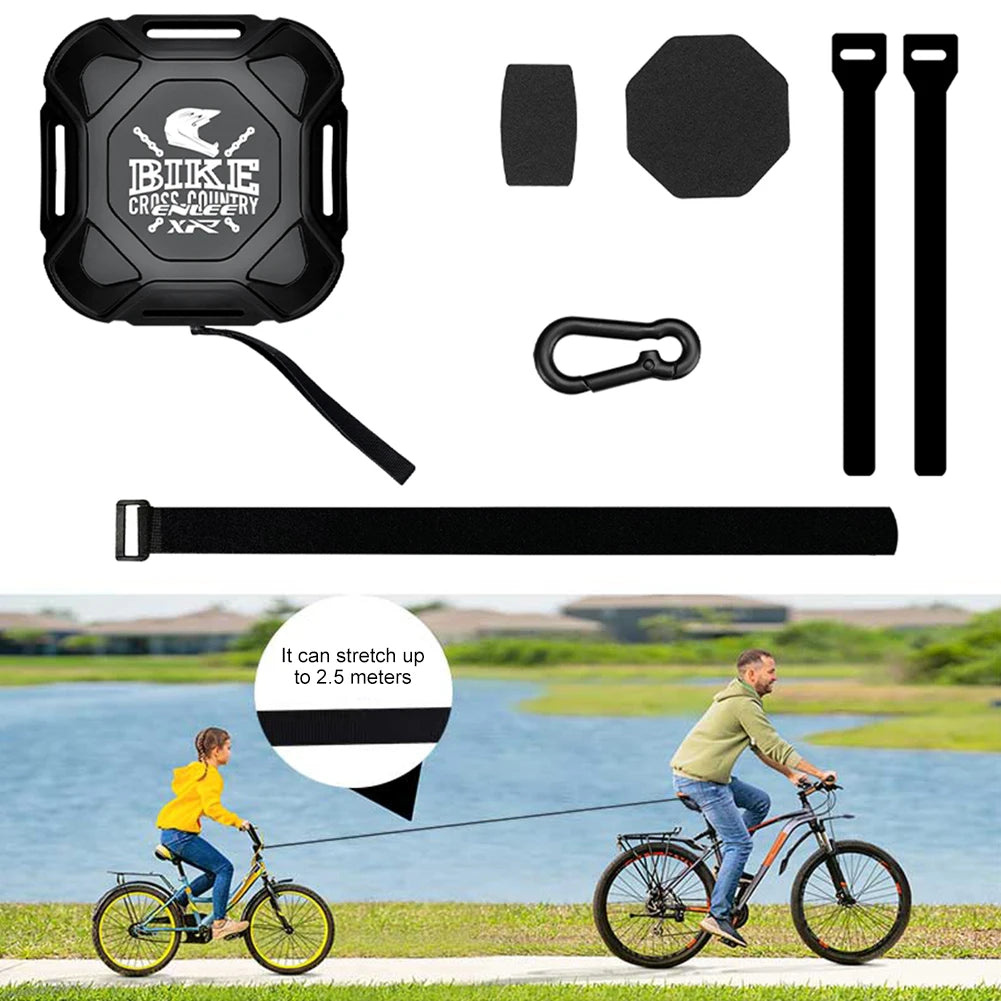 Retractable Mountain Bicycle Tow Rope