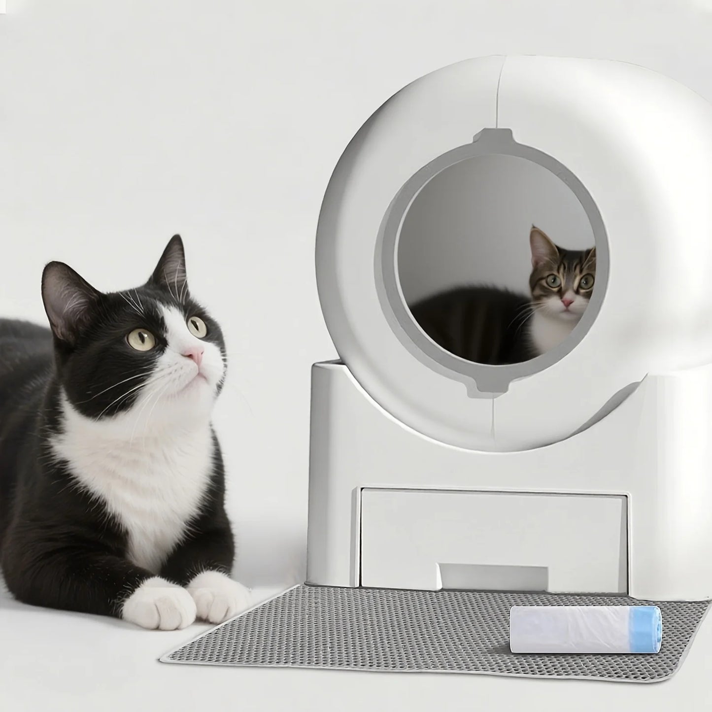 Automatic Self-Cleaning Cat Litter Box