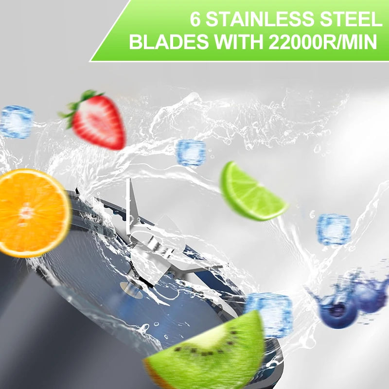 Electric Multifunctional Portable Juice Mixer