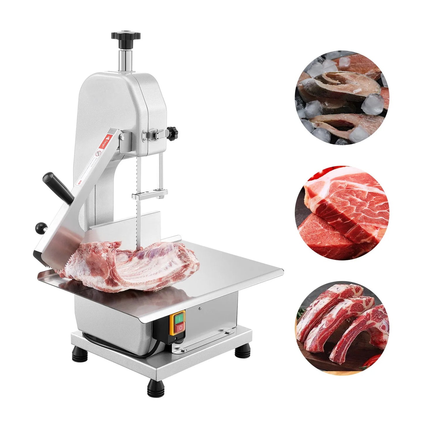 Commercial Stainless Steel Countertop Electric Meat Bandsaw