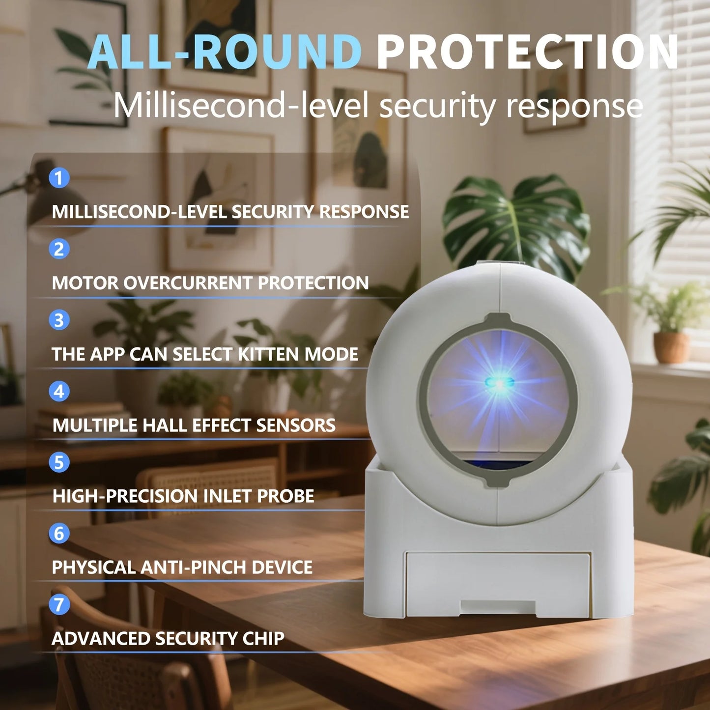 Automatic Self-Cleaning Cat Litter Box