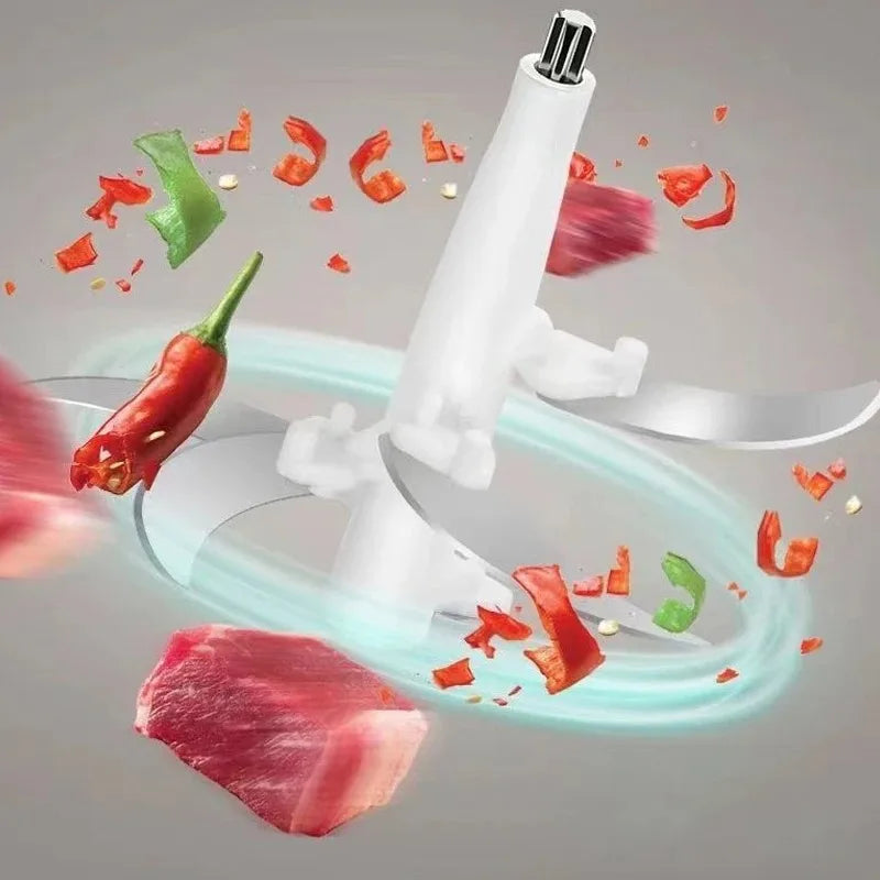Electric Stainless Steel Multifunctional Meat Grinder  Vegetable Slicer