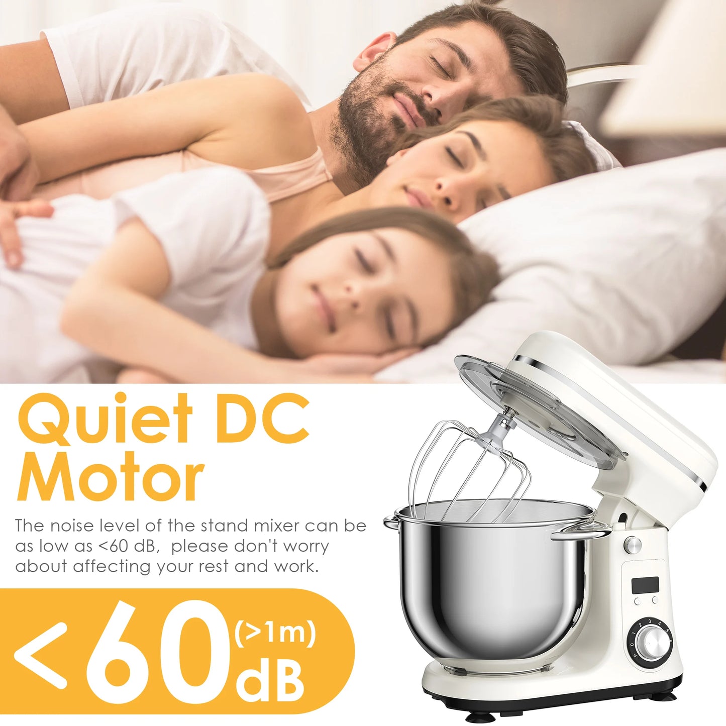 Kitchen Stand Mixer/Dough Kneader, 6-Speed