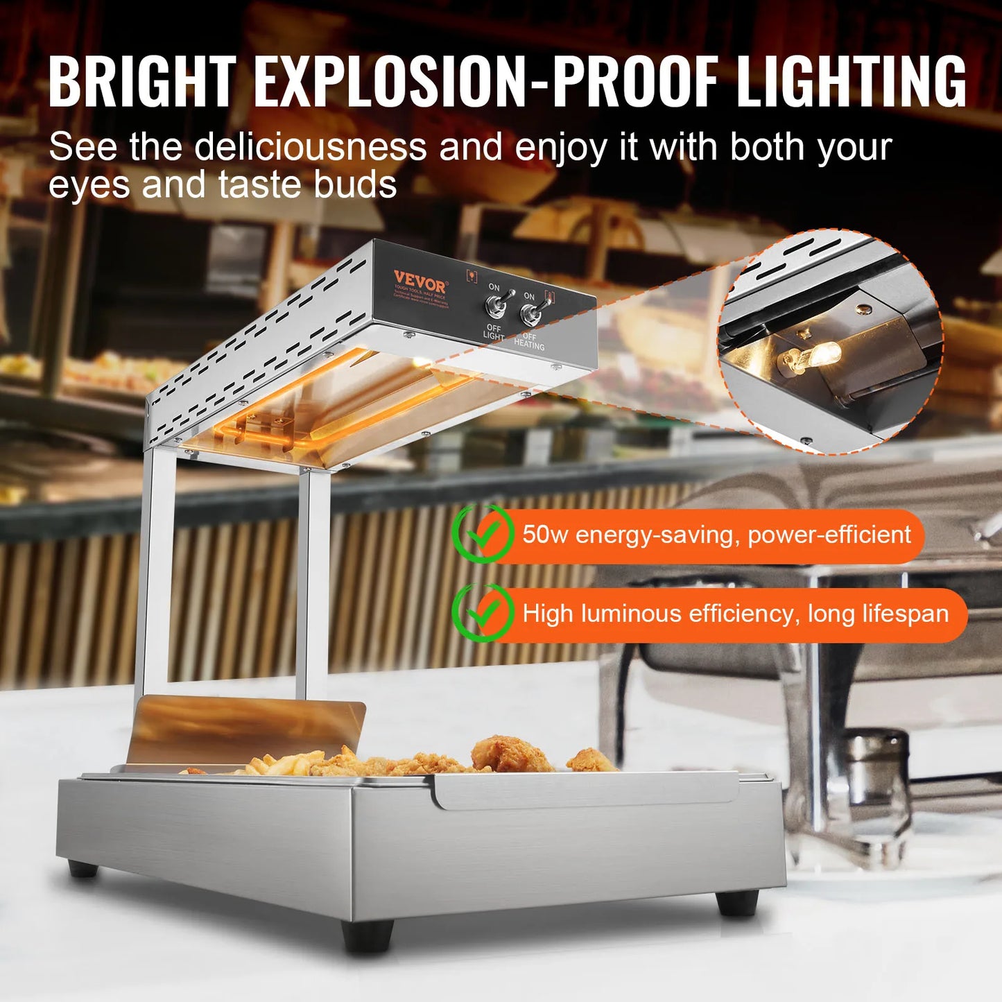 Commercial Countertop Food Warmer