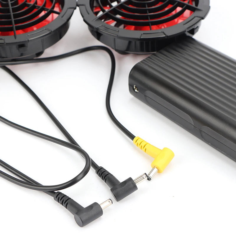 personal air conditioning suit with fan