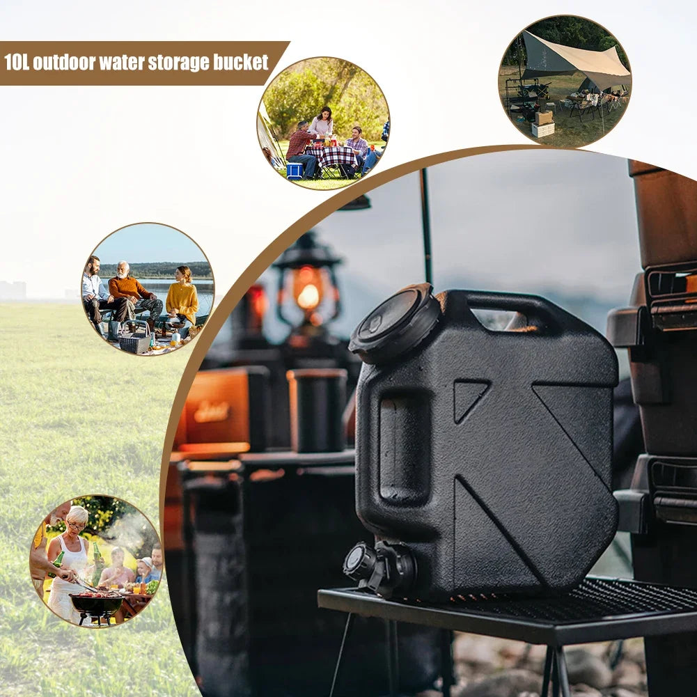 Portable Water Tank with Detachable Faucet