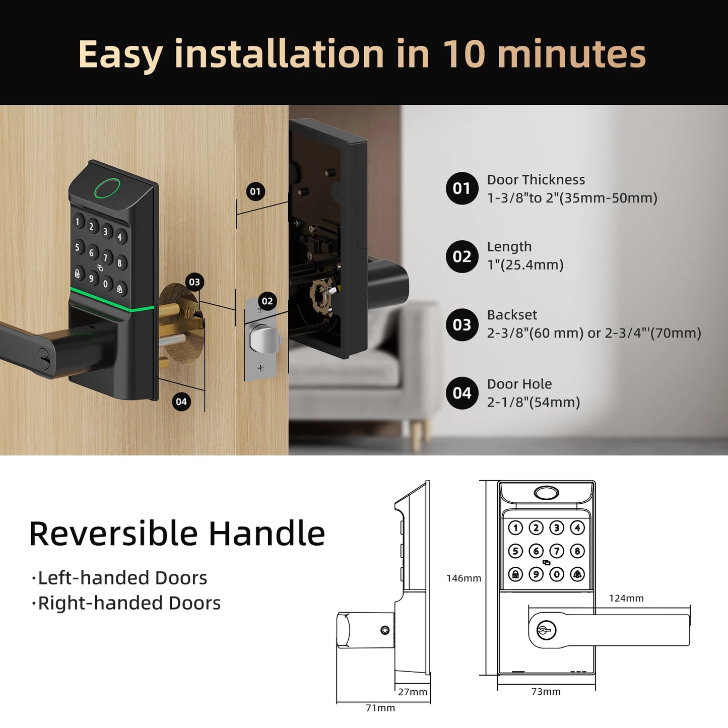 Smart Fingerprint Door Lock