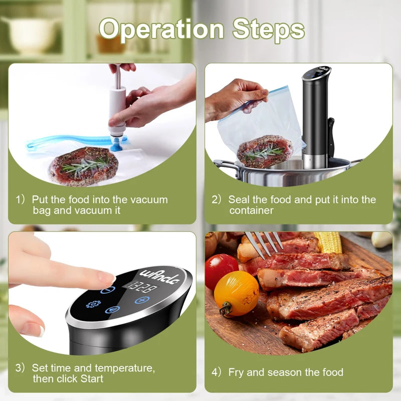 Vacuum Sous Vide Immersion Cooker