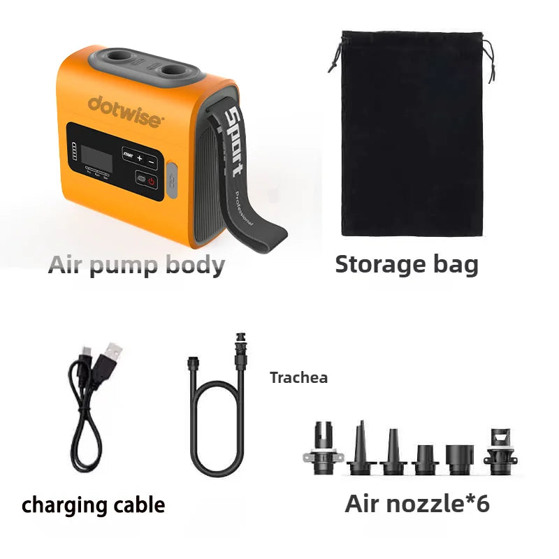 High Flow Wireless Portable Outdoor Camping Pump