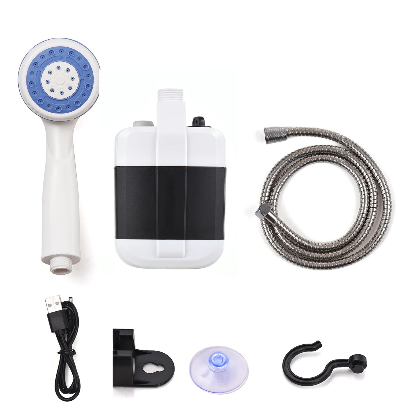 Portable Camping Shower USB Rechargeable Pump