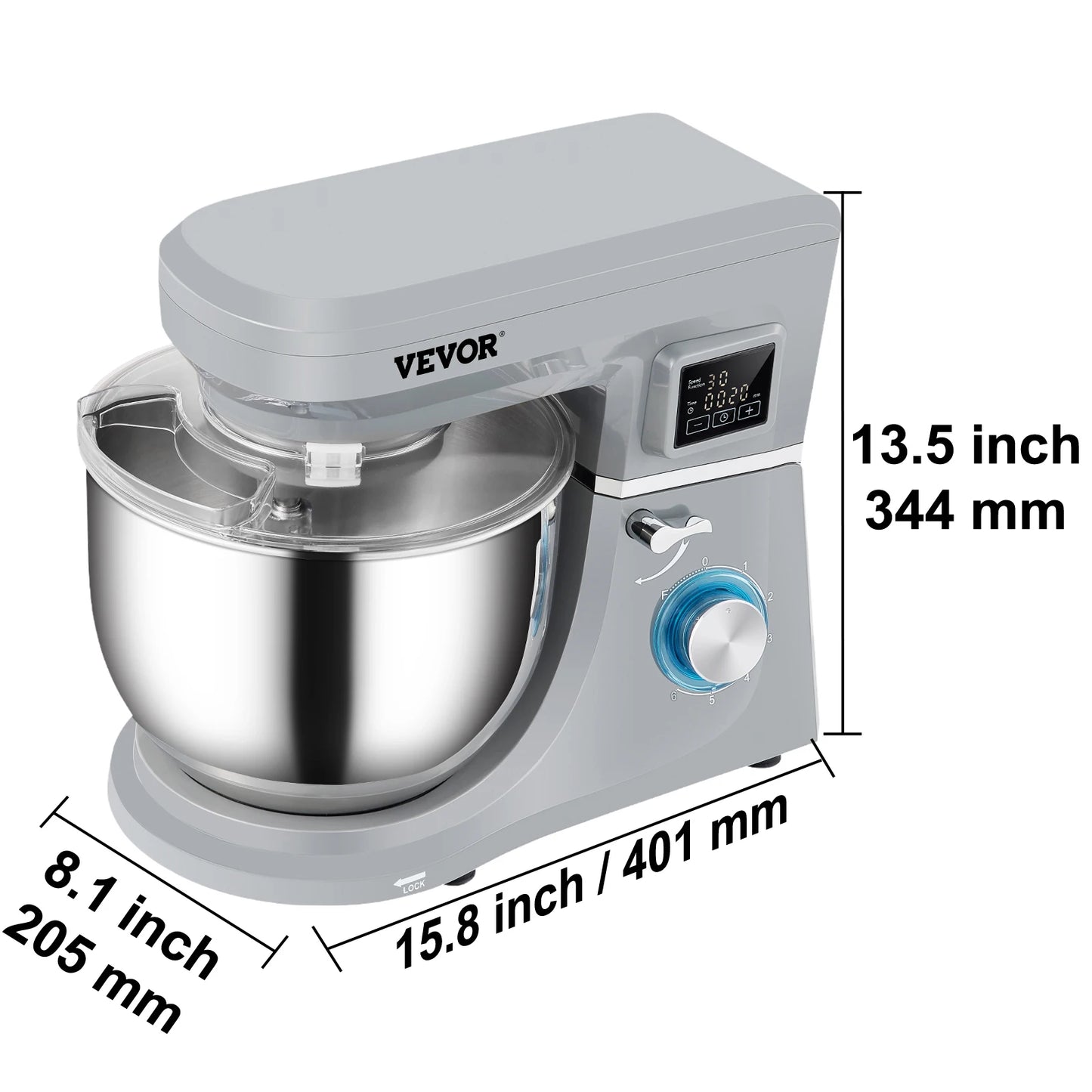 5 IN 1 Stand Mixer Multifunctional Electric Mixer with 6 Speeds