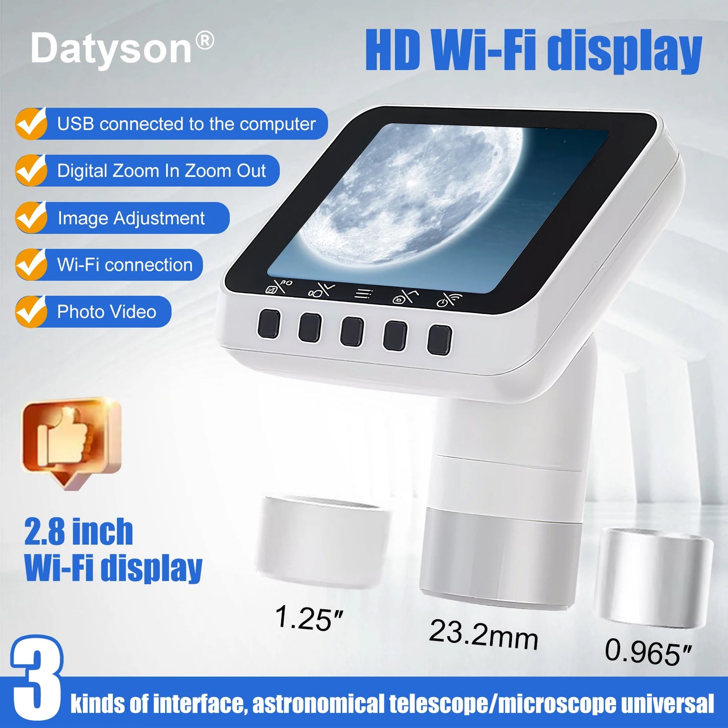 WIFI Electronic astronomical telescopes video recording