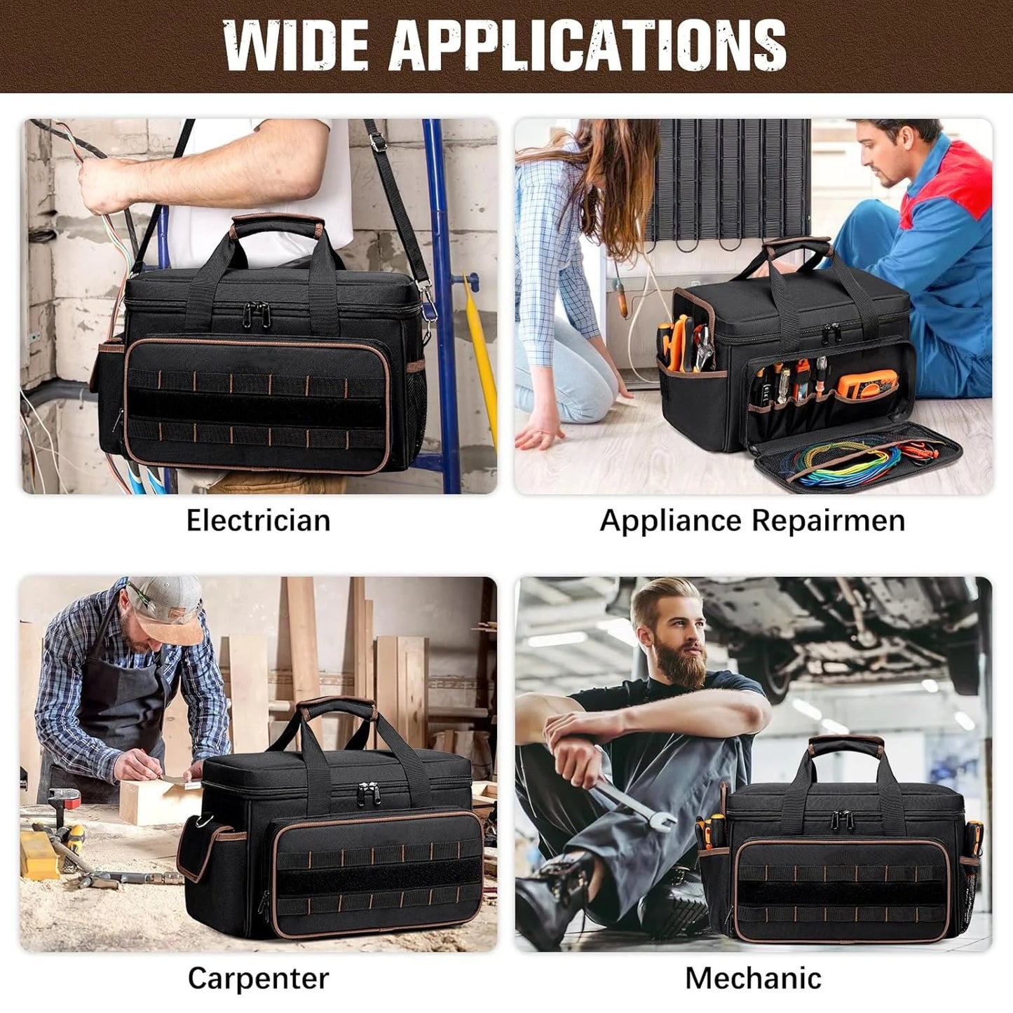 Tool Bags Organizer for Electricians