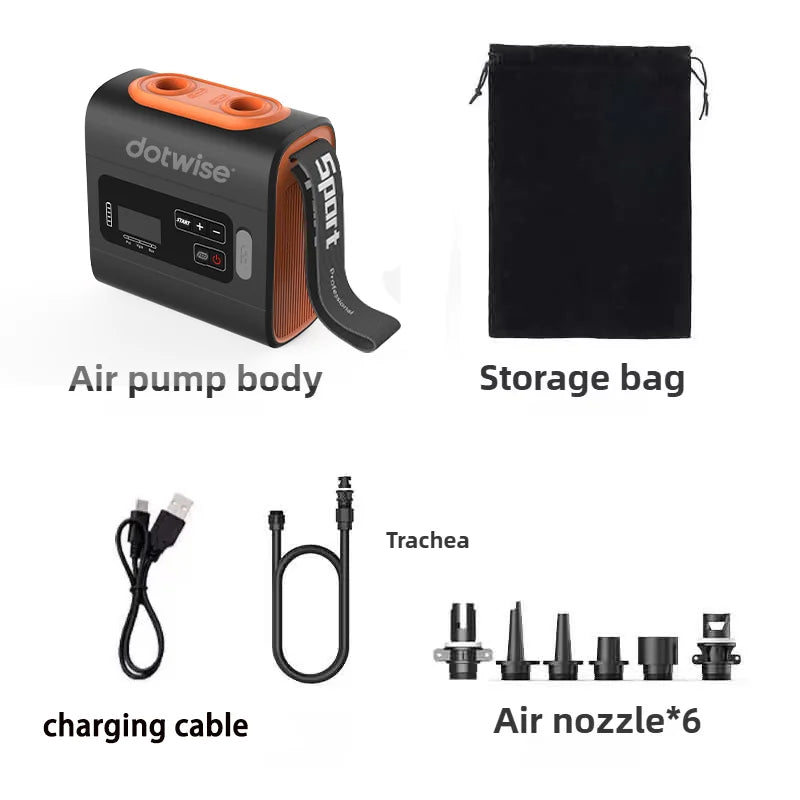 High Flow Wireless Portable Outdoor Camping Pump