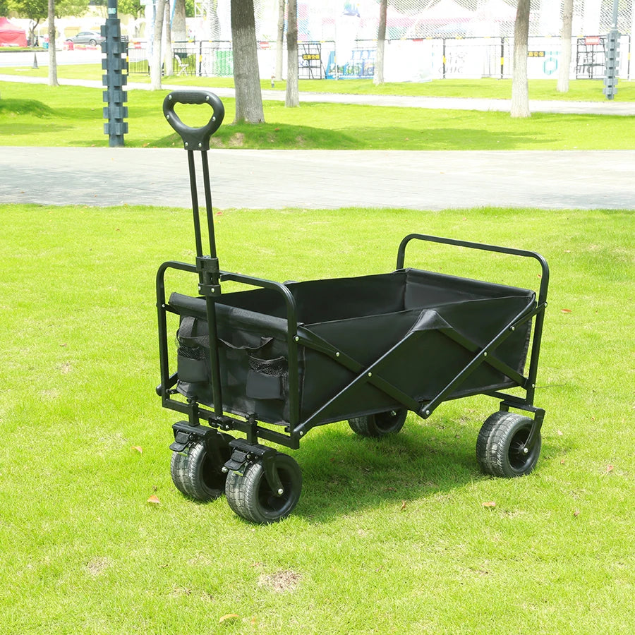 Foldable Big Tank Wheels Beach Wagon