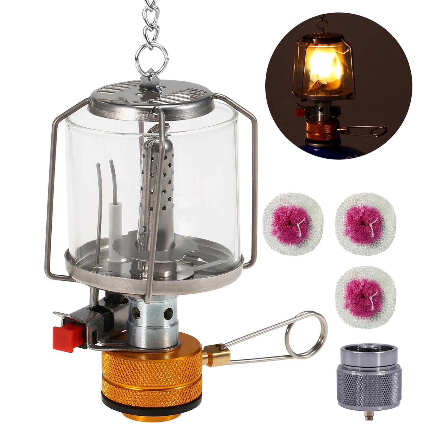 Outdoor Portable Camping Gas Lantern