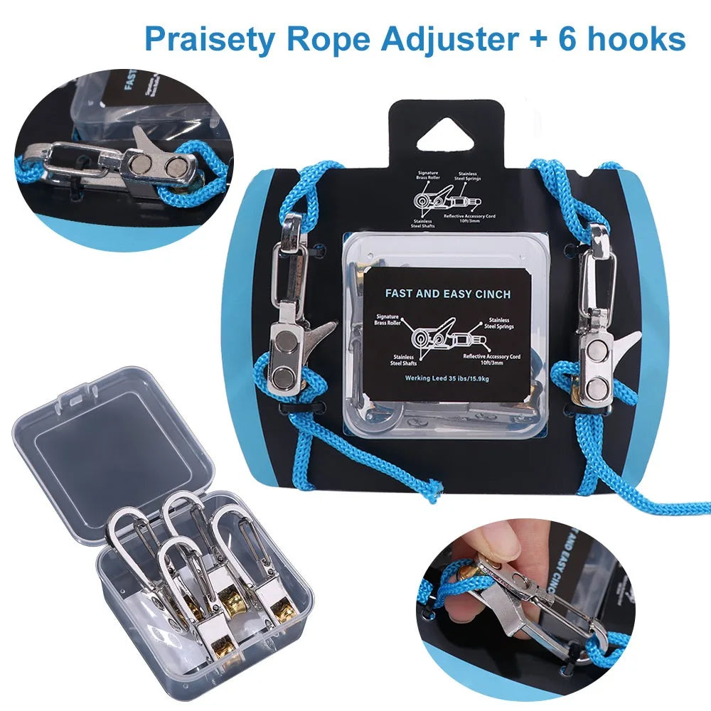 Tie Down Lock Buckle Rope with Roller Tensioner