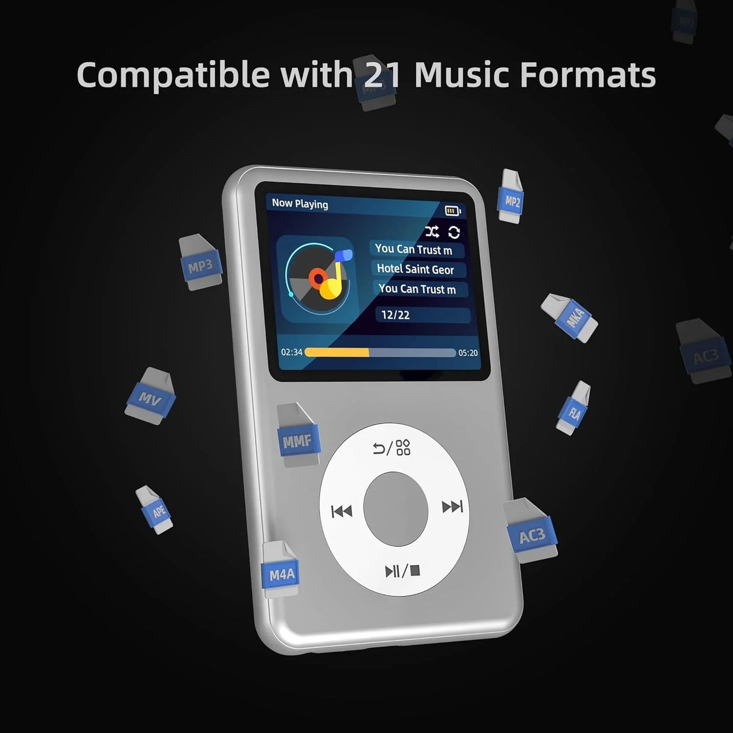 Portable MP3 Bluetooth Player