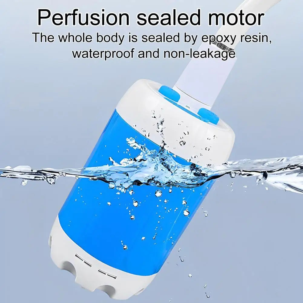Portable Shower with Rechargeable Electric Pump