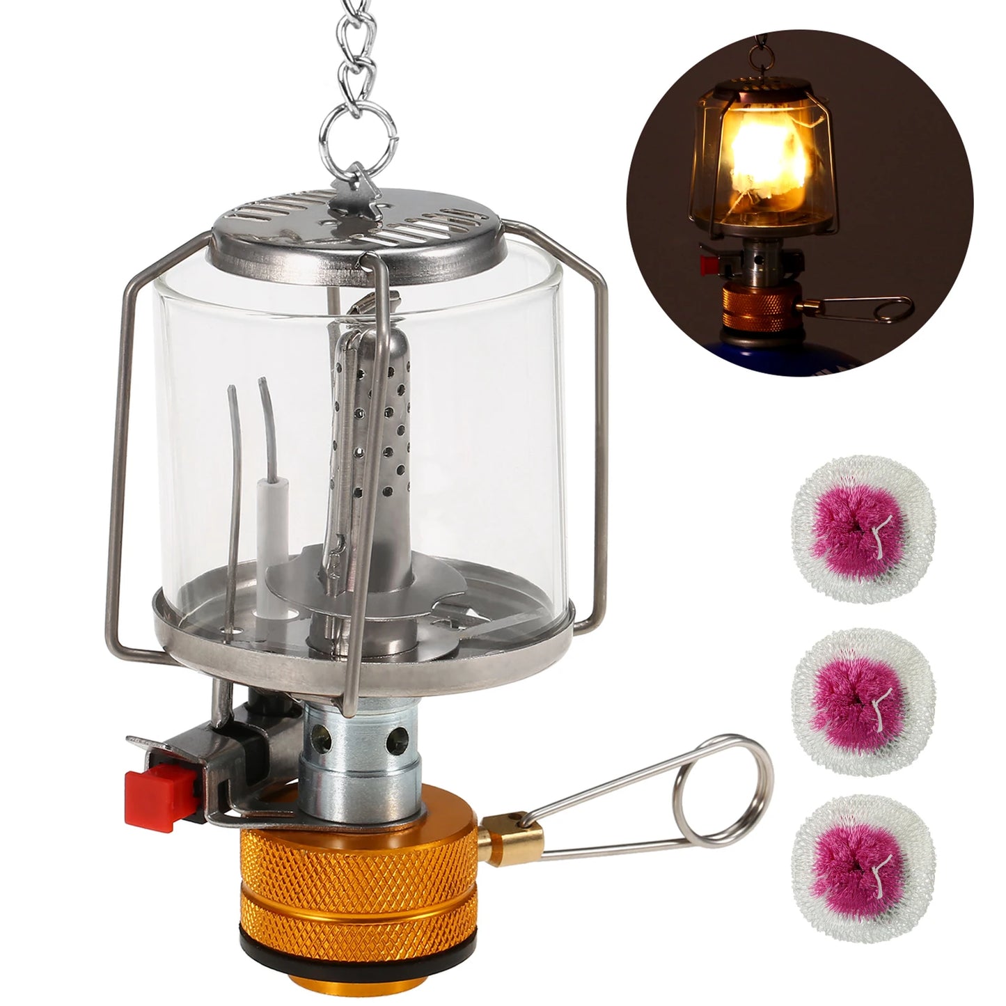Outdoor Portable Camping Gas Lantern