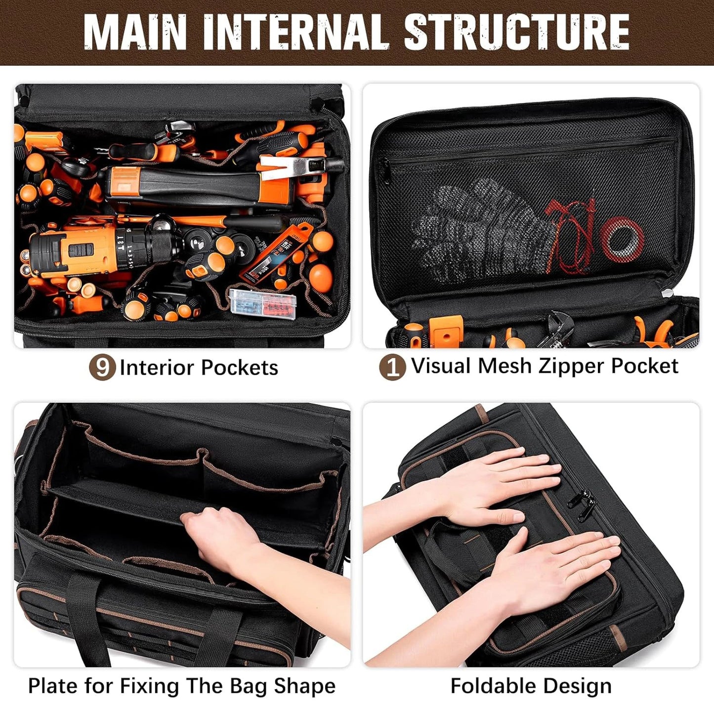 Tool Bags Organizer for Electricians