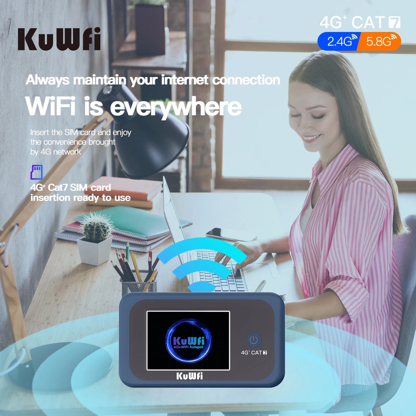 4G+ Router Portable WiFi  Modem