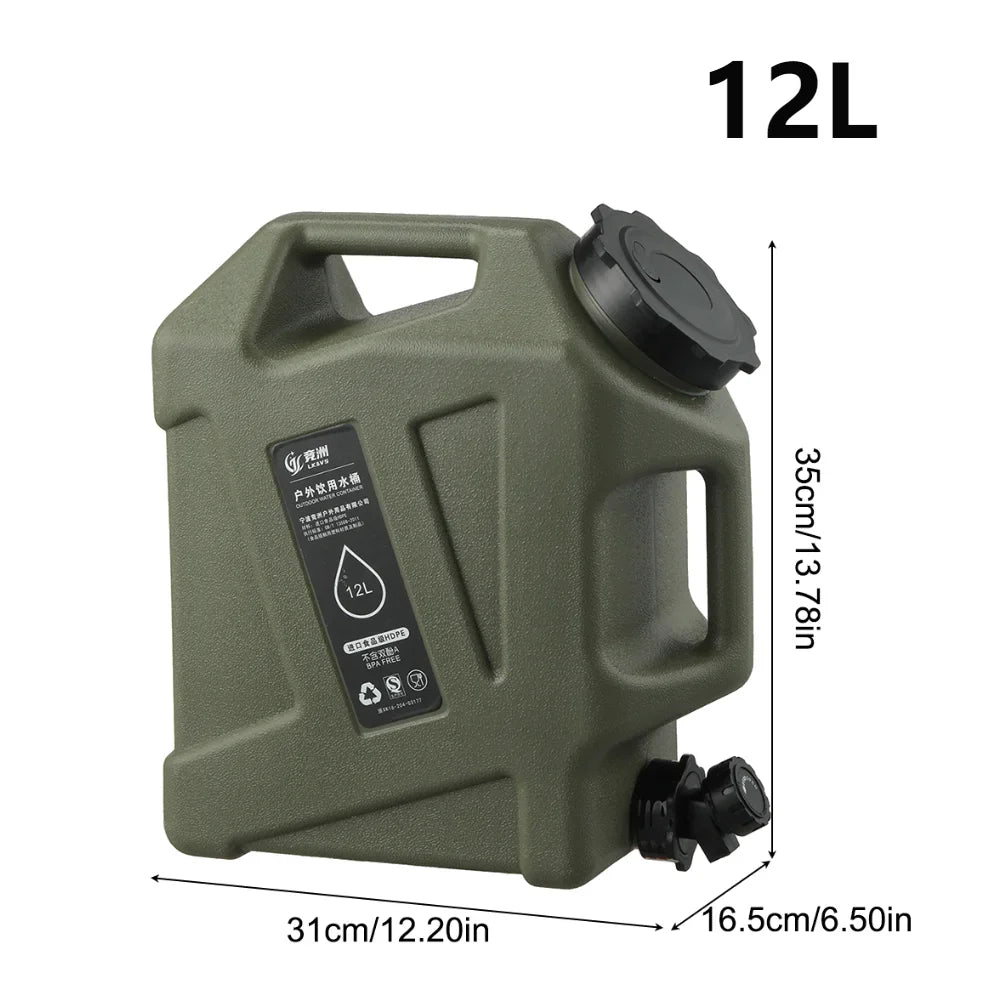 Portable Water Tank with Detachable Faucet